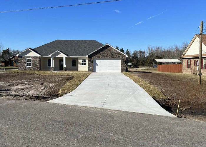 concrete driveway